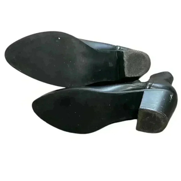 Women's Ankle Booties Size 6.5 Faux Leather Used Condition - Picture 6 of 6